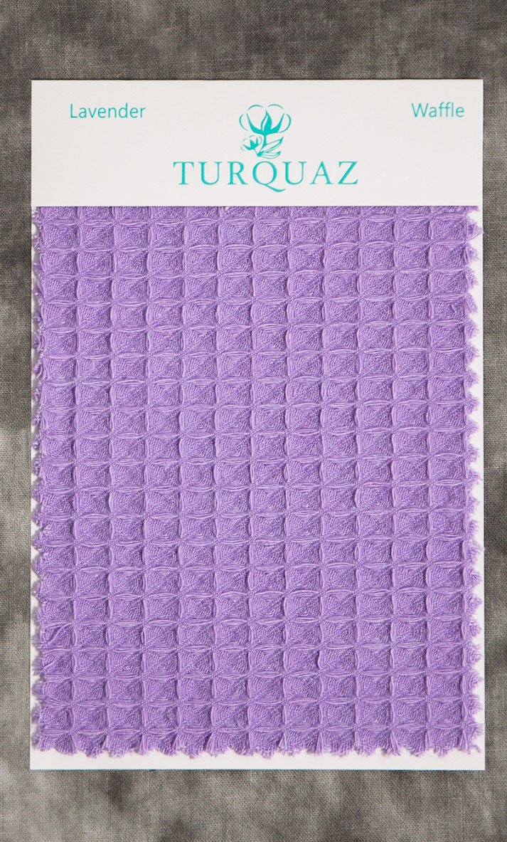 Lavender Waffle Fabric Swatch - Free Shipping-Robemart.com