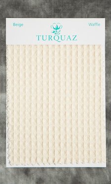 Beige Waffle Fabric Swatch - Free Shipping-Robemart.com