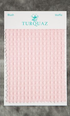 Blush Waffle Fabric Swatch - Free Shipping-Robemart.com