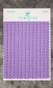 Lavender Waffle Fabric Swatch - Free Shipping-Robemart.com