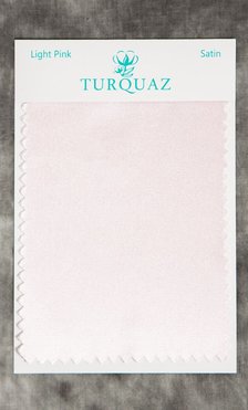 Light Pink Satin Fabric Swatch - Free Shipping-Robemart.com