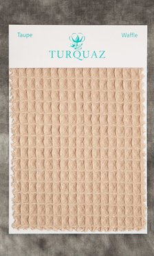 Taupe Waffle Fabric Swatch - Free Shipping-Robemart.com