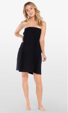Black Waffle Spa, Bath Wrap-Robemart.com