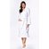 100% Turkish Cotton White Terry / Velour Kimono Bathrobe-Robemart.com 100% Turkish Cotton White Terry / Velour Kimono Bathrobe-Robemart.com