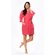 Waffle Kimono Coral Short Robe Square Pattern-Robemart.com