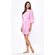 Waffle Kimono Pink Short Robe Square Pattern-Robemart.com Waffle Kimono Pink Short Robe Square Pattern-Robemart.com
