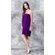100% Cotton Purple Terry Velour Cloth Spa Wrap, Bath Towel Wrap-Robemart.com