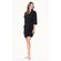 Waffle Kimono Black Short Robe Square Pattern-Robemart.com Waffle Kimono Black Short Robe Square Pattern-Robemart.com