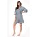 Waffle Kimono Gray Short Robe Square Pattern-Robemart.com Waffle Kimono Gray Short Robe Square Pattern-Robemart.com