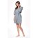 Waffle Kimono Gray Short Robe Square Pattern-Robemart.com Waffle Kimono Gray Short Robe Square Pattern-Robemart.com