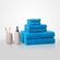 16" x 29" - 100% Turkish Cotton Turquoise Terry Hand Towel-Robemart.com