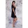 100% Chiffon Black Nightgown-Robemart.com 100% Chiffon Black Nightgown-Robemart.com