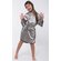 Classic Gray Satin Kimono Kid's Robe-Robemart.com Classic Gray Satin Kimono Kid's Robe-Robemart.com