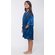 Navy Blue Satin Kimono Kid's Robe-Robemart.com