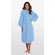Waffle Kimono Serenity Blue Long Robe Square Pattern-Robemart.com Waffle Kimono Serenity Blue Long Robe Square Pattern-Robemart.com
