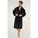 Black Super Soft Tahoe Microfleece Shawl Collar Robe-Robemart.com Black Super Soft Tahoe Microfleece Shawl Collar Robe-Robemart.com
