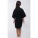 Black Waffle Kimono Kid's Robe-Robemart.com