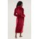 Burgundy Plush Soft Warm Fleece Womens Robe-Robemart.com Burgundy Plush Soft Warm Fleece Womens Robe-Robemart.com
