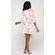 Pink Carmen Floral Satin Kimono Short Robe-Robemart.com Pink Carmen Floral Satin Kimono Short Robe-Robemart.com