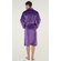 Purple Super Soft Tahoe Microfleece Shawl Collar Robe-Robemart.com