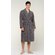 100% Turkish Cotton Gray Terry Kimono Bathrobe-Robemart.com 100% Turkish Cotton Gray Terry Kimono Bathrobe-Robemart.com