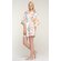 White Carmen Floral Satin Kimono Short Robe-Robemart.com White Carmen Floral Satin Kimono Short Robe-Robemart.com