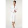 White Super Soft Tahoe Microfleece Shawl Collar Robe-Robemart.com