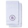 Purple Initial Premium Hand Towel Classic 16 X 30 Inch, Set of 2-Robemart.com