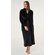 Black Plush Soft Warm Fleece Womens Robe-Robemart.com Black Plush Soft Warm Fleece Womens Robe-Robemart.com