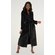 Black Plush Soft Warm Fleece Womens Robe-Robemart.com Black Plush Soft Warm Fleece Womens Robe-Robemart.com