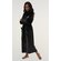 Black Plush Soft Warm Fleece Womens Robe-Robemart.com Black Plush Soft Warm Fleece Womens Robe-Robemart.com