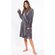 Super Soft Gray Lightweight Plush Shawl Short Women's Robe-Robemart.com Super Soft Gray Lightweight Plush Shawl Short Women's Robe-Robemart.com