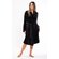 Super Soft Black Lightweight Plush Shawl Short Women's Robe-Robemart.com Super Soft Black Lightweight Plush Shawl Short Women's Robe-Robemart.com