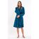 Super Soft Harbor Blue Lightweight Plush Shawl Short Women's Robe-Robemart.com Super Soft Harbor Blue Lightweight Plush Shawl Short Women's Robe-Robemart.com