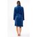 Super Soft Navy Blue Lightweight Plush Shawl Short Women's Robe-Robemart.com Super Soft Navy Blue Lightweight Plush Shawl Short Women's Robe-Robemart.com