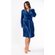 Super Soft Navy Blue Lightweight Plush Shawl Short Women's Robe-Robemart.com Super Soft Navy Blue Lightweight Plush Shawl Short Women's Robe-Robemart.com