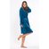 Super Soft Harbor Blue Lightweight Plush Shawl Short Women's Robe-Robemart.com Super Soft Harbor Blue Lightweight Plush Shawl Short Women's Robe-Robemart.com