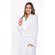 Super Soft White Lightweight Plush Shawl Short Women's Robe-Robemart.com Super Soft White Lightweight Plush Shawl Short Women's Robe-Robemart.com