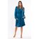 Super Soft Harbor Blue Lightweight Plush Shawl Short Women's Robe-Robemart.com Super Soft Harbor Blue Lightweight Plush Shawl Short Women's Robe-Robemart.com