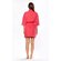 Waffle Kimono Coral Short Robe Square Pattern-Robemart.com