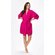 Waffle Kimono Fuchsia Short Robe Square Pattern-Robemart.com Waffle Kimono Fuchsia Short Robe Square Pattern-Robemart.com