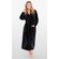 Super Soft Black Plush Hooded Women's Robe-Robemart.com Super Soft Black Plush Hooded Women's Robe-Robemart.com