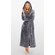 Super Soft Gray Plush Hooded Women's Robe-Robemart.com