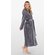 Super Soft Gray Plush Hooded Women's Robe-Robemart.com