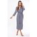 Cotton Charcoal Gray Knit Kimono Robe Final Sale-Robemart.com