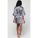 Classic Gray Satin Kimono Short Robe-Robemart.com Classic Gray Satin Kimono Short Robe-Robemart.com
