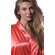 Coral Satin Kimono Short Robe-Robemart.com Coral Satin Kimono Short Robe-Robemart.com