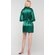 Lush Meadow Emerald Green Satin Kimono Short Robe-Robemart.com Lush Meadow Emerald Green Satin Kimono Short Robe-Robemart.com