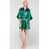Lush Meadow Emerald Green Satin Kimono Short Robe-Robemart.com Lush Meadow Emerald Green Satin Kimono Short Robe-Robemart.com