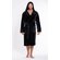 Men's Black Plush Soft Warm Fleece Bathrobe with Hood, Comfy Men's Robe-Robemart.com Men's Black Plush Soft Warm Fleece Bathrobe with Hood, Comfy Men's Robe-Robemart.com